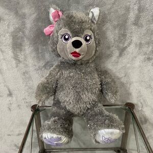 Build A Bear Violet BAB The Wolf 25th Birthday Exclusive +- 16" Great Wolf Lodge